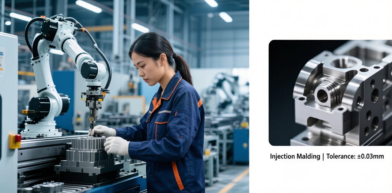 Double injection mold